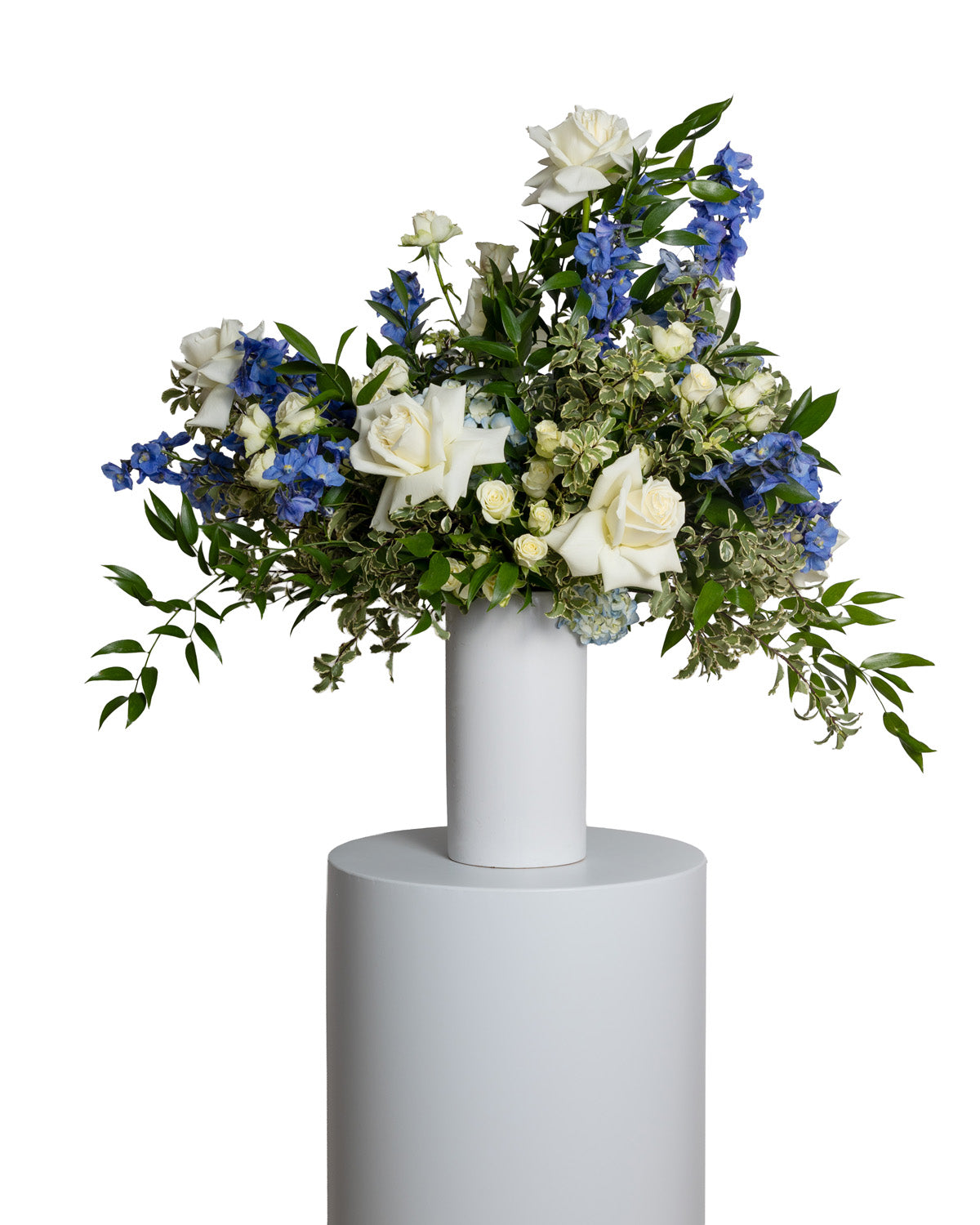 Tall Floral Arrangement - Blue Collection