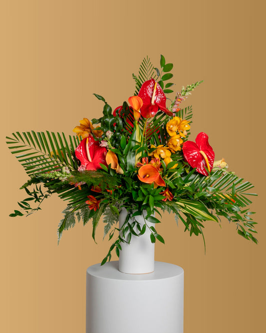 Tall Floral Arrangement - Tropical Collection