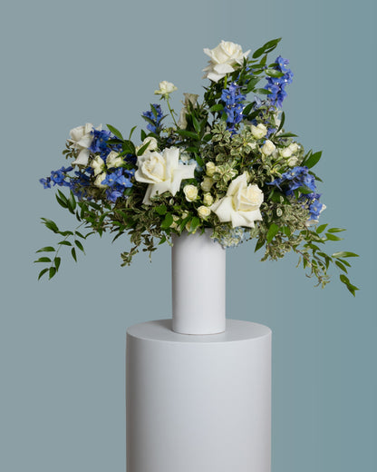 Tall Floral Arrangement - Blue Collection