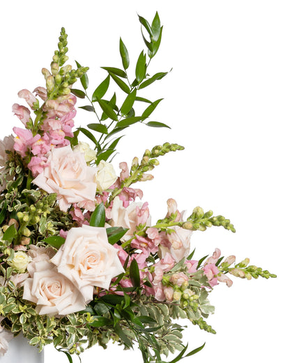 Arreglo Floral Alto - Colección Rosada