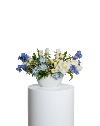 Elongated Centerpiece - Blue Collection