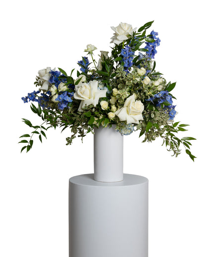 Tall Floral Arrangement - Blue Collection