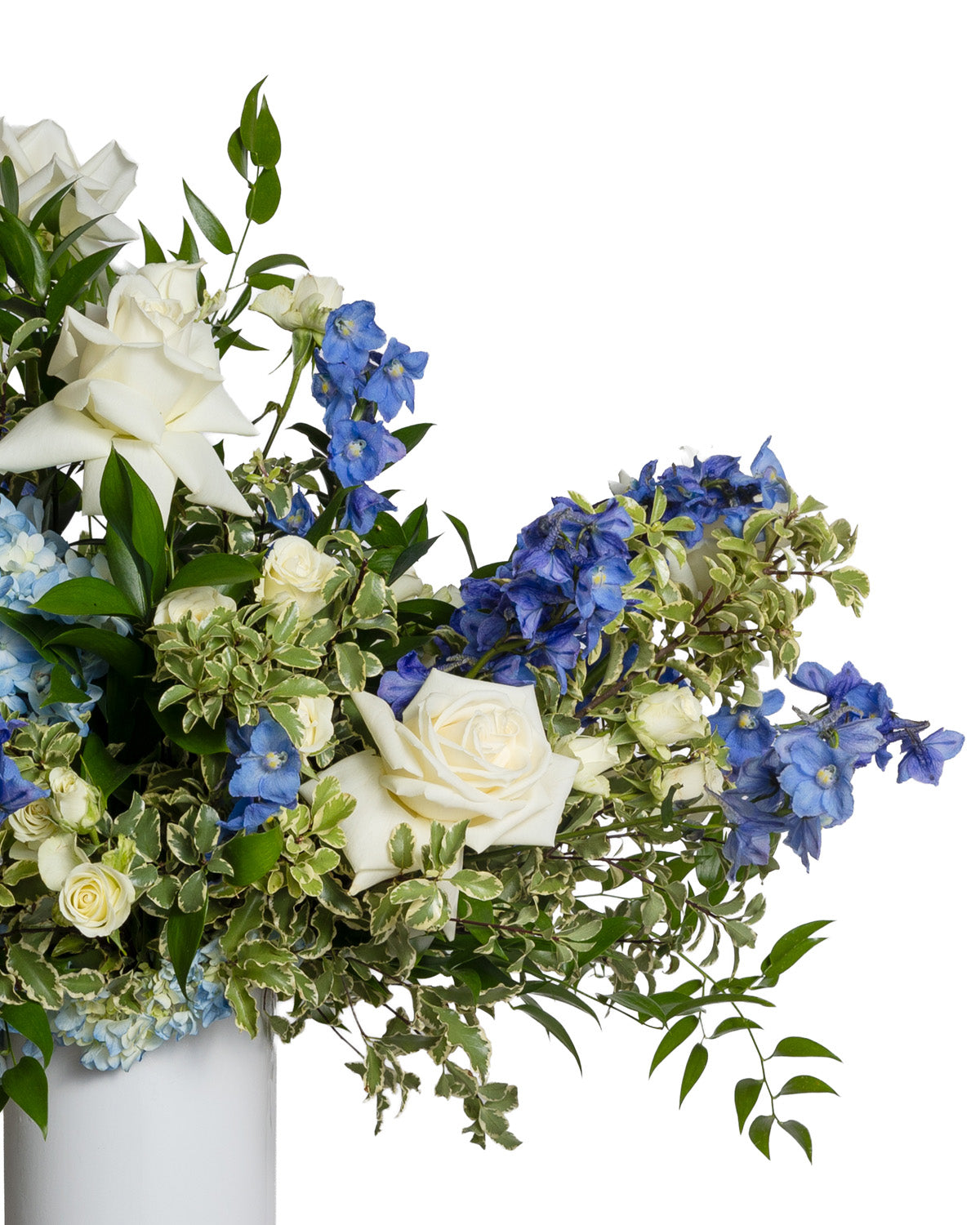 Tall Floral Arrangement - Blue Collection