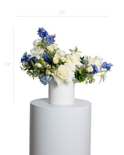 Centro de Mesa Grande - Colección Azul