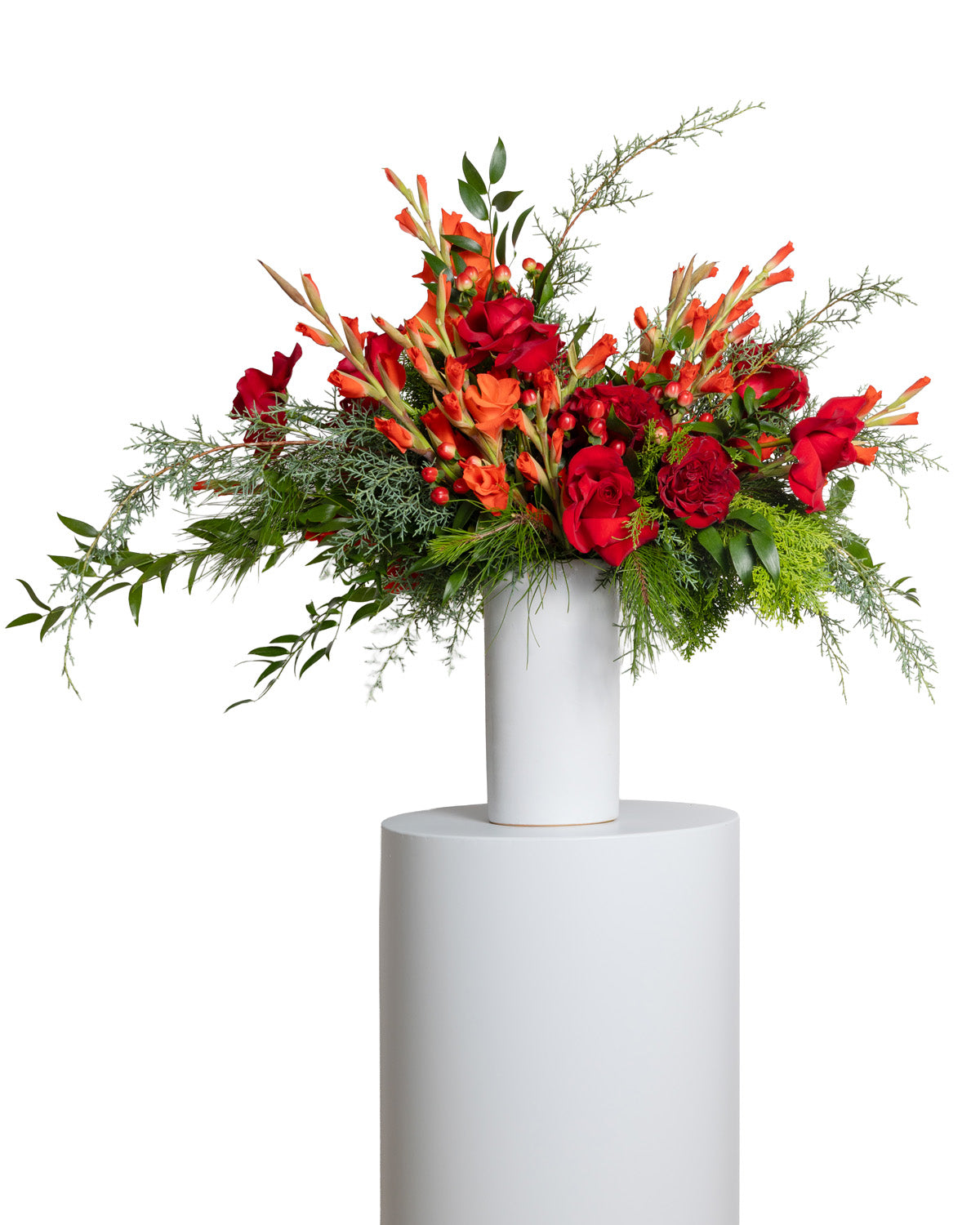 Tall Floral Arrangement - Christmas Collection