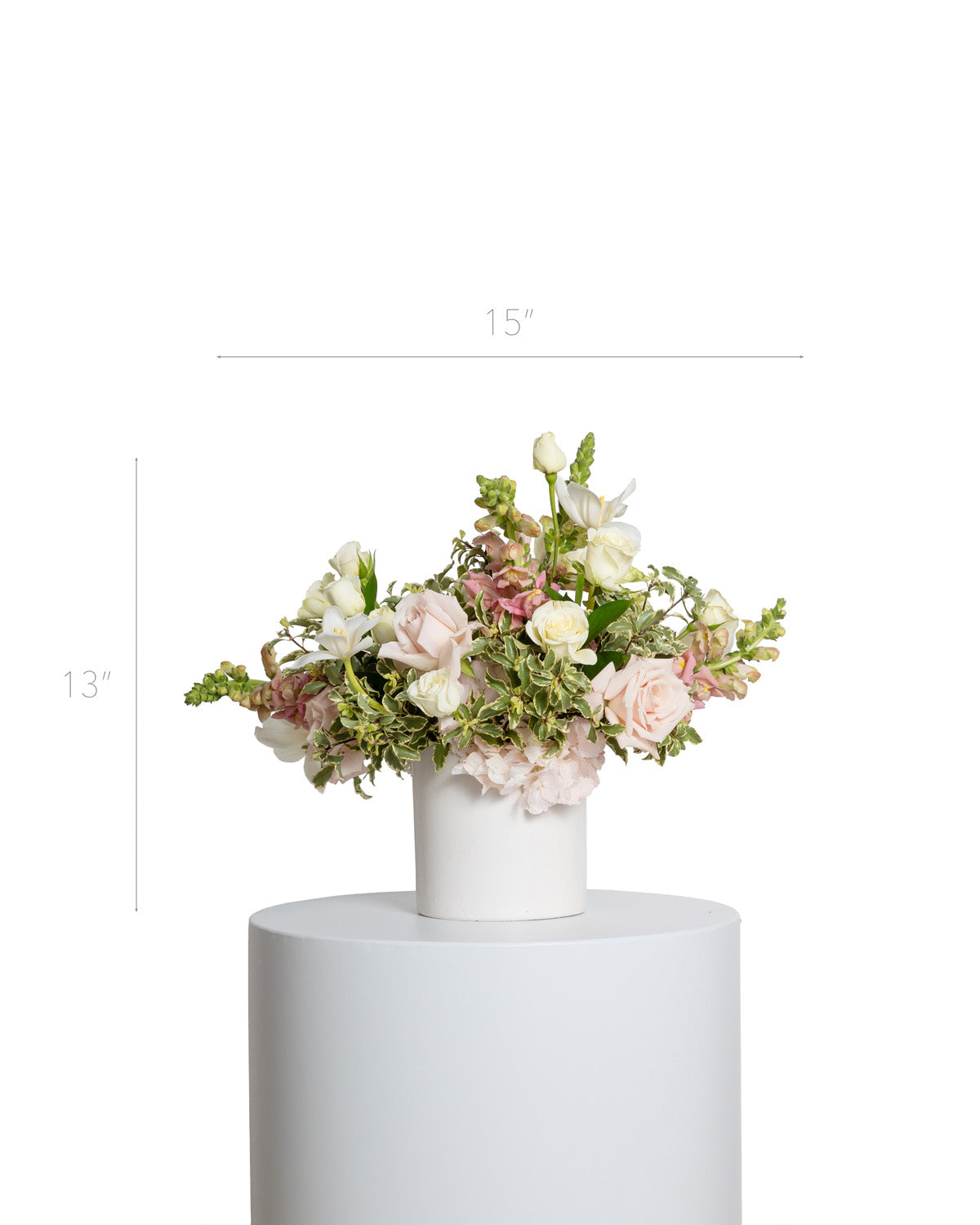 Centro de Mesa Grande - Colección Rosada