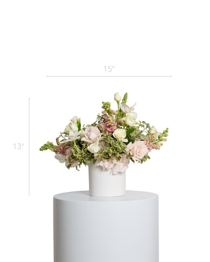 Centro de Mesa Grande - Colección Rosada