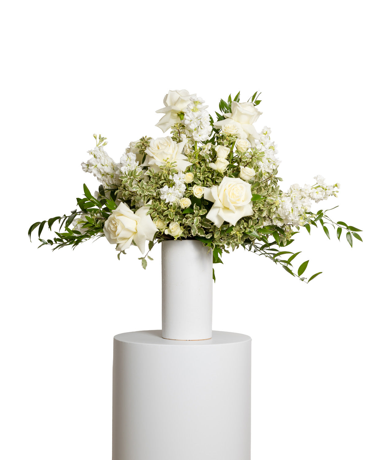 Arreglo Floral Alto - Colección Blanca
