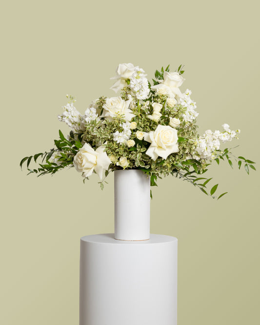 Tall Floral Arrangement - White Collection