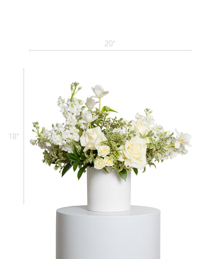Large Centerpiece - White Collection