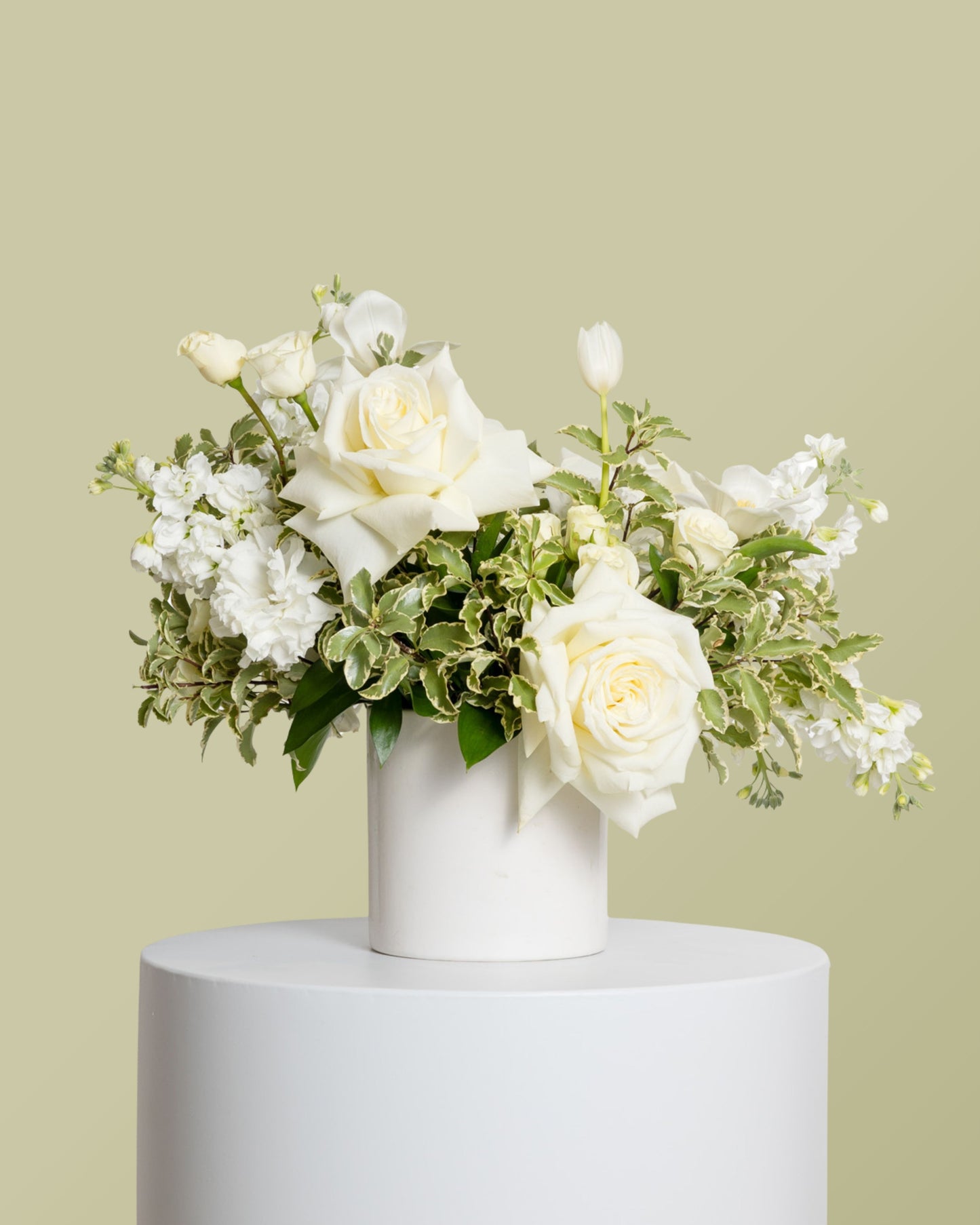 Centro de Mesa Mediano - Colección Blanca