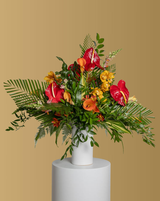 Tall Floral Arrangement - Tropical Collection